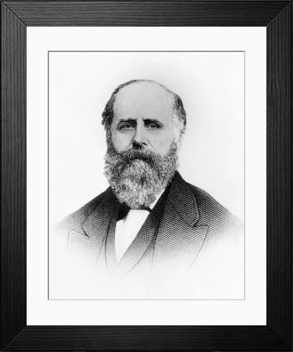 Framed Print : Head And Shoulder Of R.H. Macy Framed Print : Head And Shoulder Of R.H. Macy