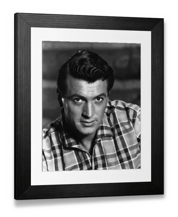 Framed Print : Portrait Of Movie Star Rock Hudson Framed Print : Portrait Of Movie Star Rock Hudson