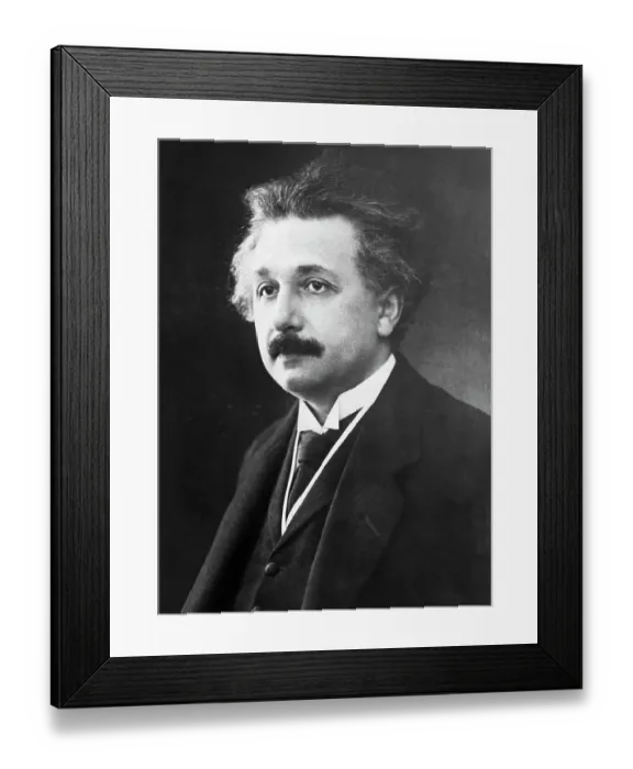 Framed Print : Portrait of Albert Einstein