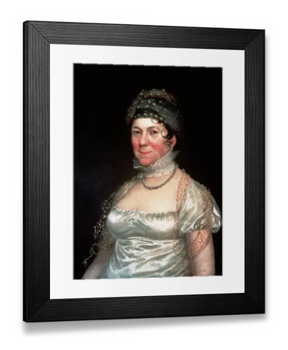 Framed Print : First Lady Dolley Madison by Rembrandt Peale Framed Print : First Lady Dolley Madison by Rembrandt Peale