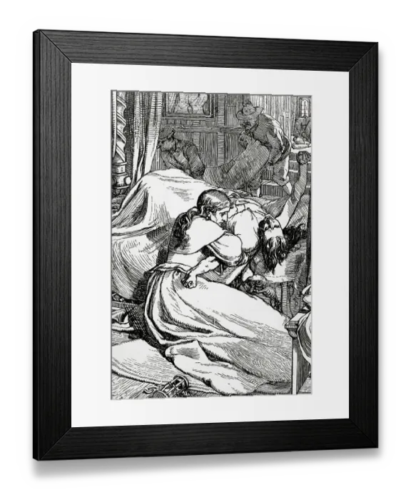Framed Print : Plague Stricken House In London Framed Print : Plague Stricken House In London