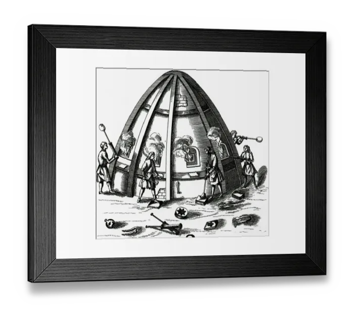 Framed Print : Glass Furnace Of 1503 Framed Print : Glass Furnace Of 1503