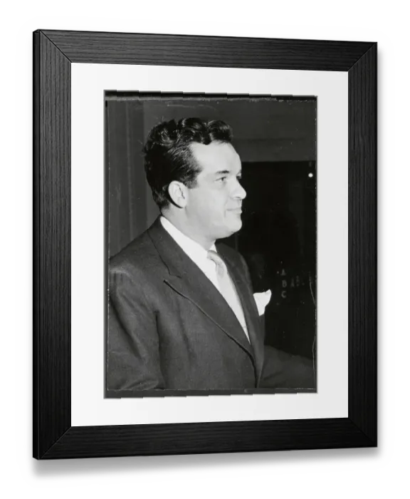Framed Print : Comic Strip Creator Al Capp