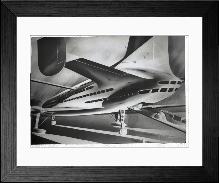 Framed Print : Future Plan for Airplane on Runway