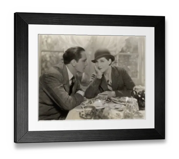Framed Print : N.Shearer & F.March In Smilin Through