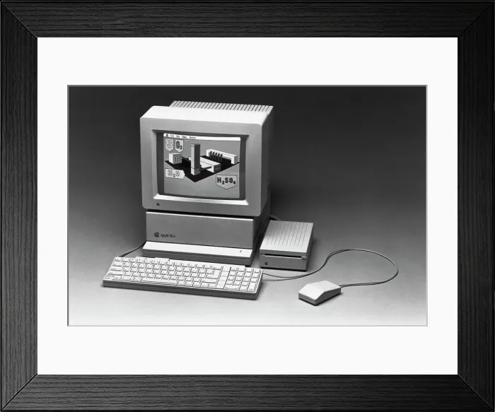 Framed Print : Apple Computer with a Floppy Disk Drive Framed Print : Apple Computer with a Floppy Disk Drive