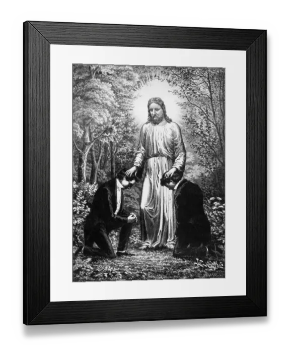 Framed Print : Angel Ordaining Joseph Smith Framed Print : Angel Ordaining Joseph Smith