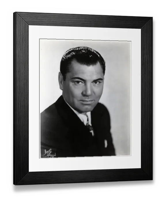 Framed Print : Jack Dempsey - Head & Shoulders Portrait Framed Print : Jack Dempsey - Head & Shoulders Portrait