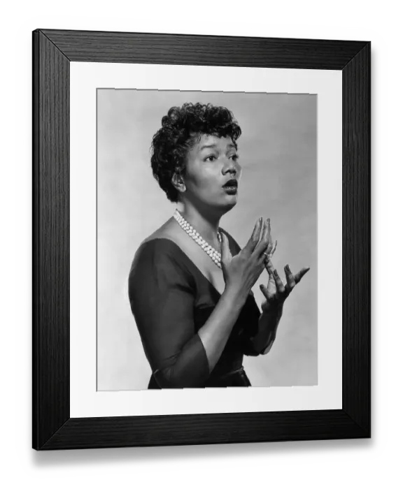 Framed Print : Pearl Bailey Alone Publicty Handout Framed Print : Pearl Bailey Alone Publicty Handout