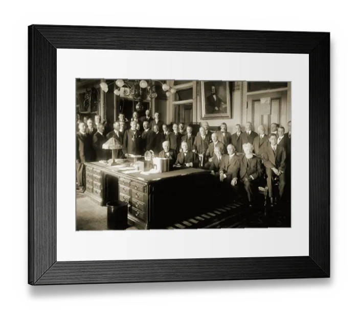 Framed Print : Thomas Edison & Political Leaders 1915 Framed Print : Thomas Edison & Political Leaders 1915