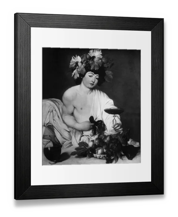Framed Print : Bacchus by Caravaggio Framed Print : Bacchus by Caravaggio