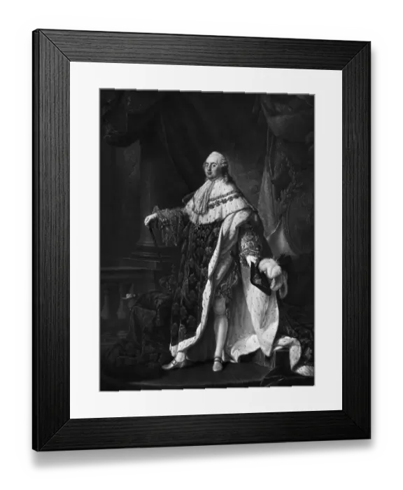 Framed Print : Portrait of Louis XVI by Antoine-Francois Callet Framed Print : Portrait of Louis XVI by Antoine-Francois Callet