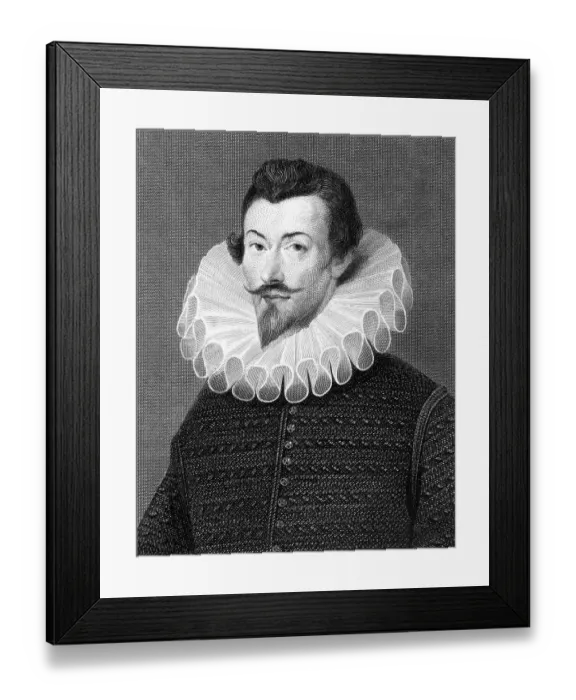 Framed Print : Sir John Harington Inventor Framed Print : Sir John Harington Inventor