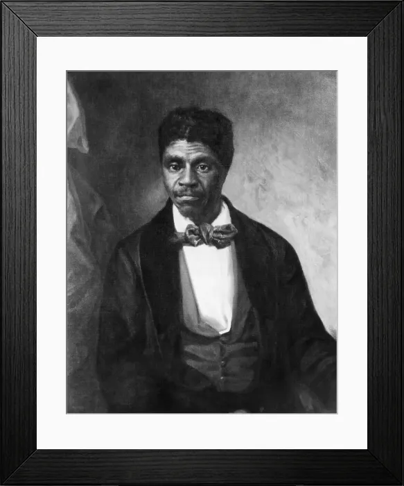 Framed Print : Portait of Dred Scott By Louis Schultze Framed Print : Portait of Dred Scott By Louis Schultze