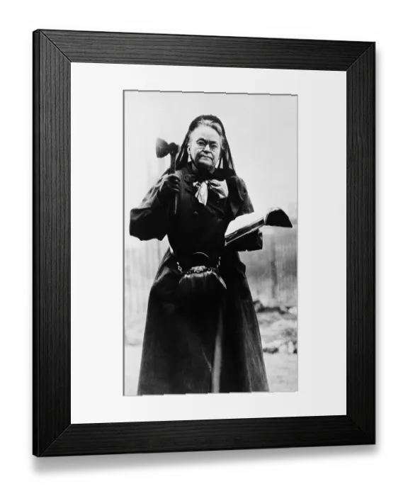 Framed Print : Carry Nation Framed Print : Carry Nation
