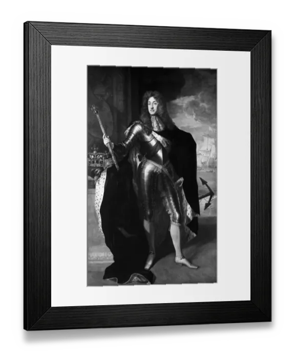 Framed Print : Painting Of King James Ii Framed Print : Painting Of King James Ii