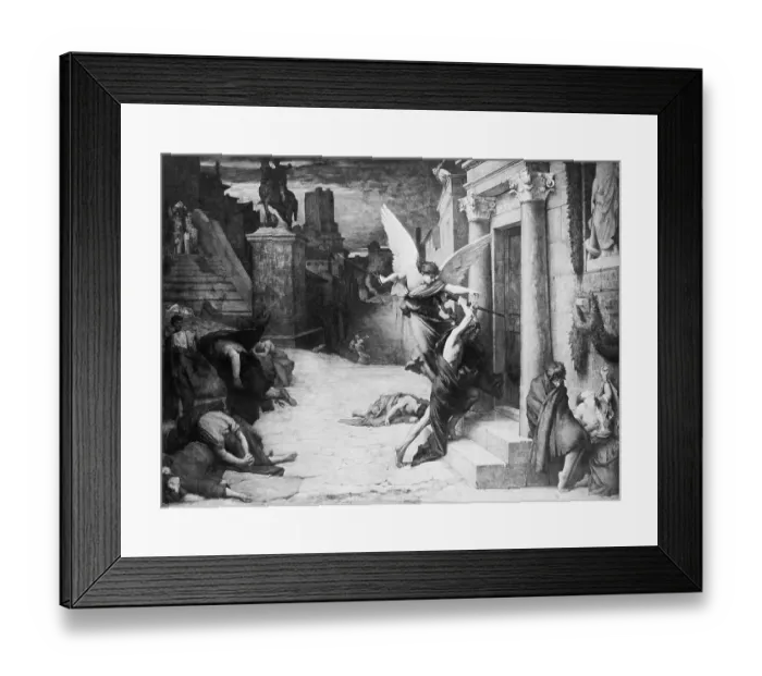 Framed Print : Plague At Rome Framed Print : Plague At Rome