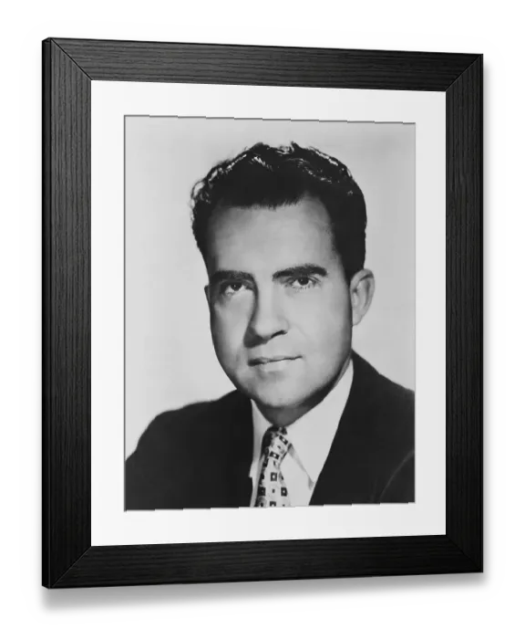 Framed Print : Richard Nixon At Age 39 Framed Print : Richard Nixon At Age 39