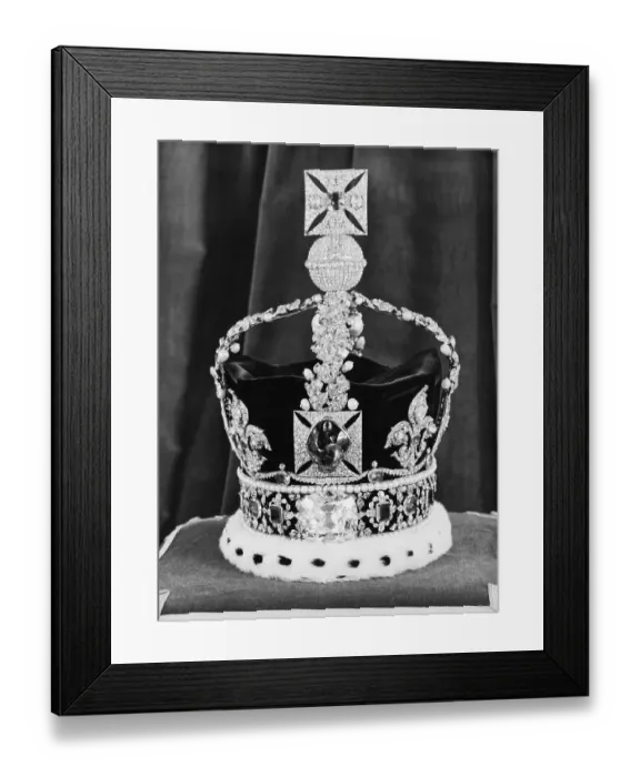 Framed Print : Imerial State Crown Made For Victoria Framed Print : Imerial State Crown Made For Victoria