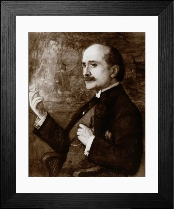 Framed Print : Edmond Rostand French Dramatic Poet Framed Print : Edmond Rostand French Dramatic Poet