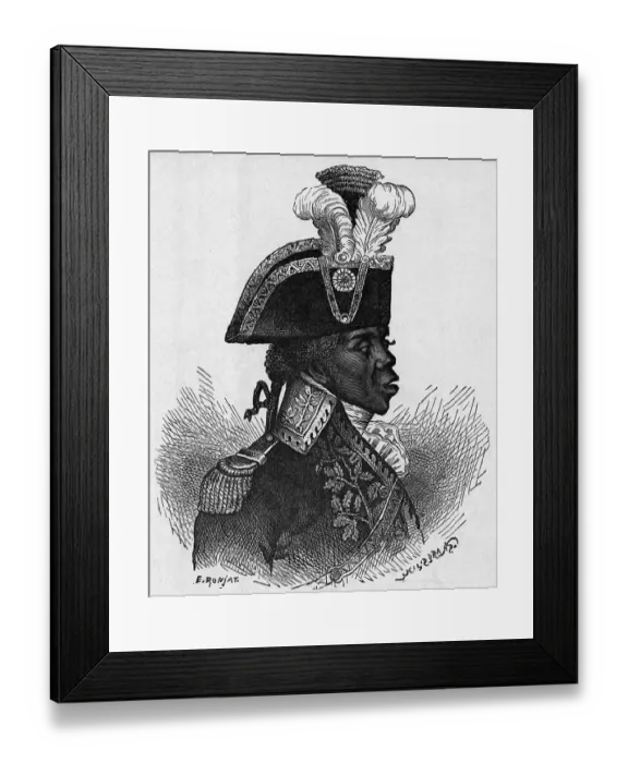 Framed Print : Portrait of Francois Dominique Toussaint Louverture Framed Print : Portrait of Francois Dominique Toussaint Louverture