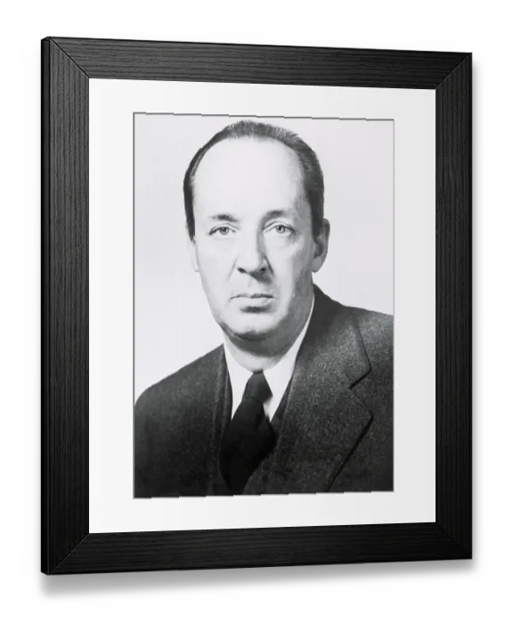 Framed Print : Headshoulders Photo Of Vladimir Nabokov Framed Print : Headshoulders Photo Of Vladimir Nabokov