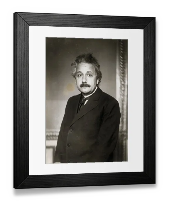 Framed Print : Portrait of Albert Einstein