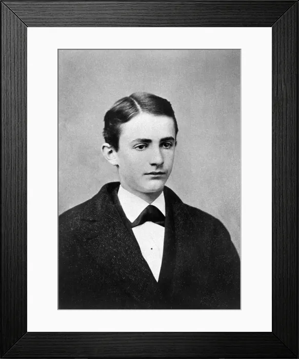 Framed Print : George Eastman As A Young Man Framed Print : George Eastman As A Young Man