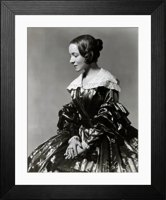 Framed Print : Helen Hays In Costume As Queen Victoria Framed Print : Helen Hays In Costume As Queen Victoria