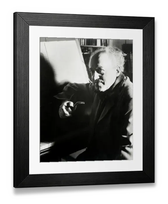 Framed Print : Ernest Bloch, Swiss-American Composer Framed Print : Ernest Bloch, Swiss-American Composer