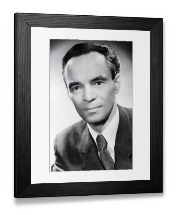 Framed Print : Portrait Of Laszlo Rajk Framed Print : Portrait Of Laszlo Rajk