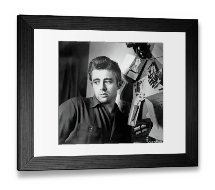 Framed Print : James Dean, Publicity Still