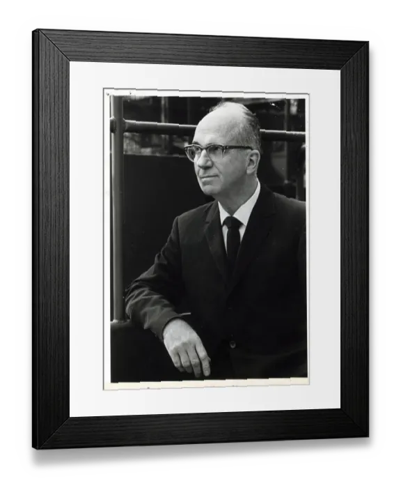 Framed Print : Portrait Of James Michener Framed Print : Portrait Of James Michener