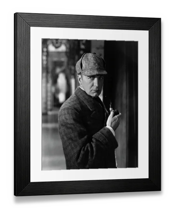 Framed Print : Clive Brooks as Sherlock Holmes Framed Print : Clive Brooks as Sherlock Holmes