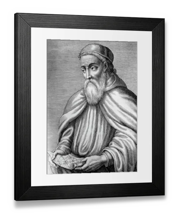 Framed Print : Portrait of Amerigo Vespucci Holding a Map Framed Print : Portrait of Amerigo Vespucci Holding a Map