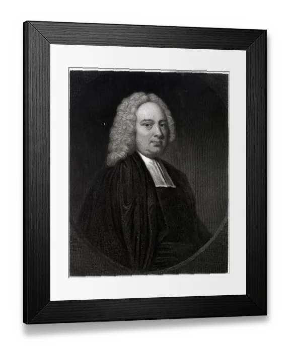 Framed Print : Portrait of James Bradley by Edward Scriven, after a Painting Framed Print : Portrait of James Bradley by Edward Scriven, after a Painting