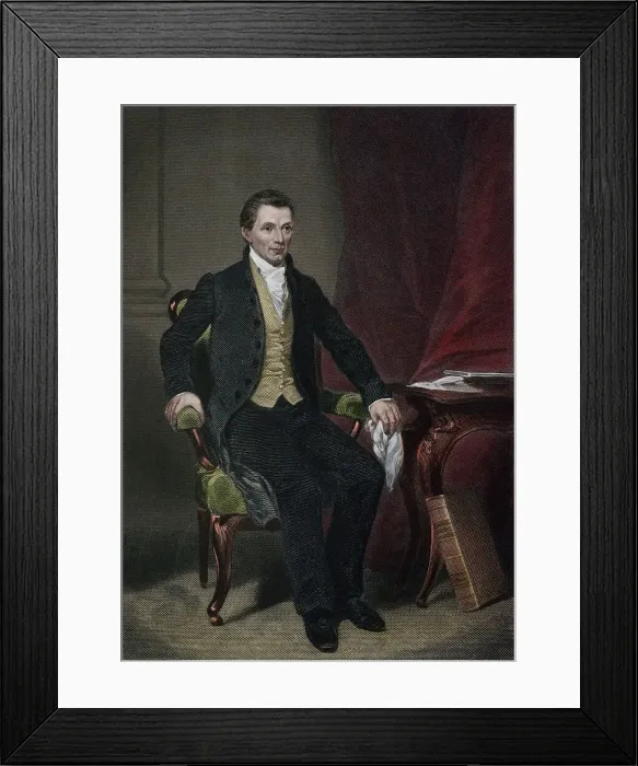 Framed Print : Portrait of President James Monroe after Alonzo Chappel Framed Print : Portrait of President James Monroe after Alonzo Chappel