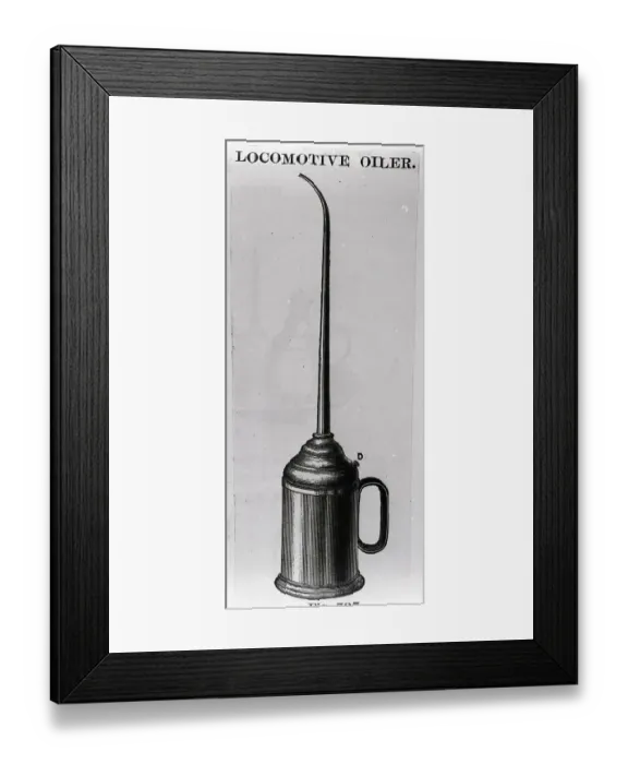 Framed Print : Locomotive Oiler