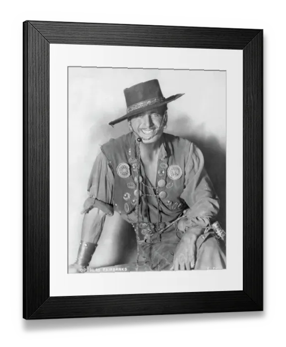 Framed Print : Douglas Fairbanks Sr Framed Print : Douglas Fairbanks Sr