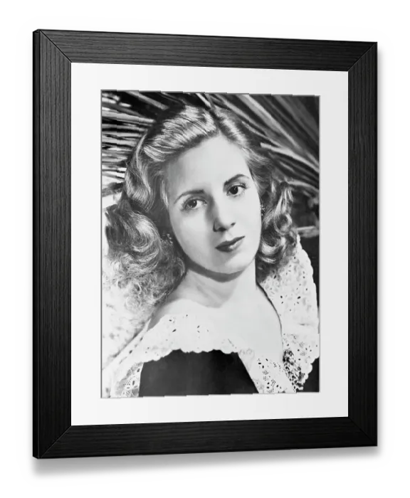 Framed Print : Eva Duarte Peron Framed Print : Eva Duarte Peron