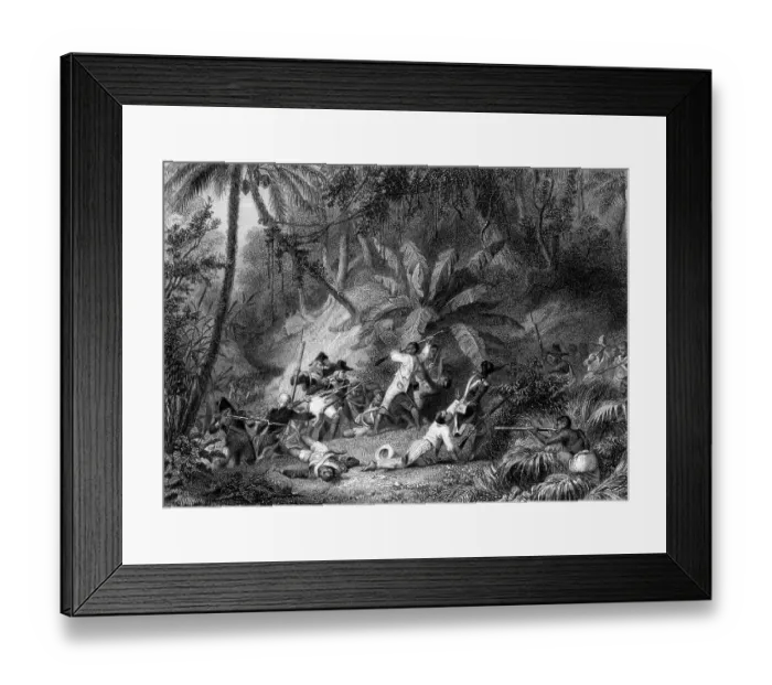 Framed Print : Engraving of Francois Dominique Toussaint L'Ouverture Revolting Against the French in St. Dominique Framed Print : Engraving of Francois Dominique Toussaint L'Ouverture Revolting Against the French in St. Dominique