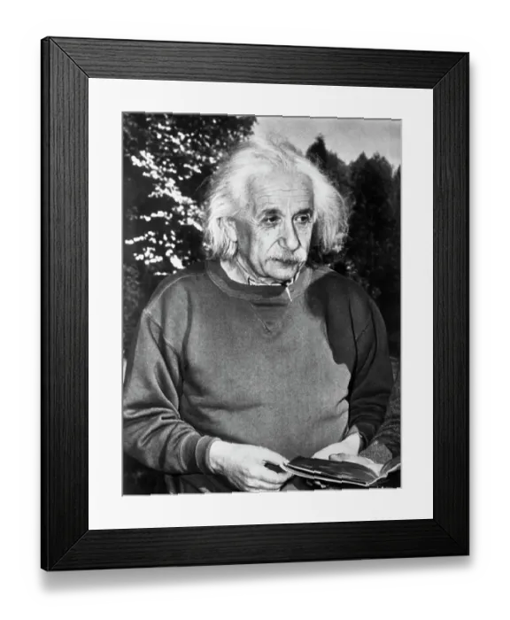 Framed Print : German Physicist Albert Einstein