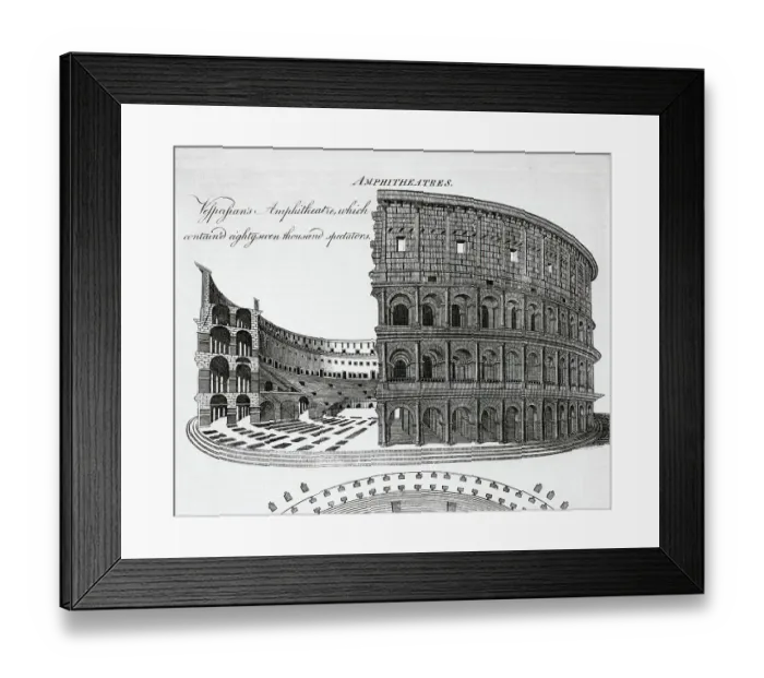 Framed Print : Amphitheatre For 80, 000 Spectators Framed Print : Amphitheatre For 80, 000 Spectators