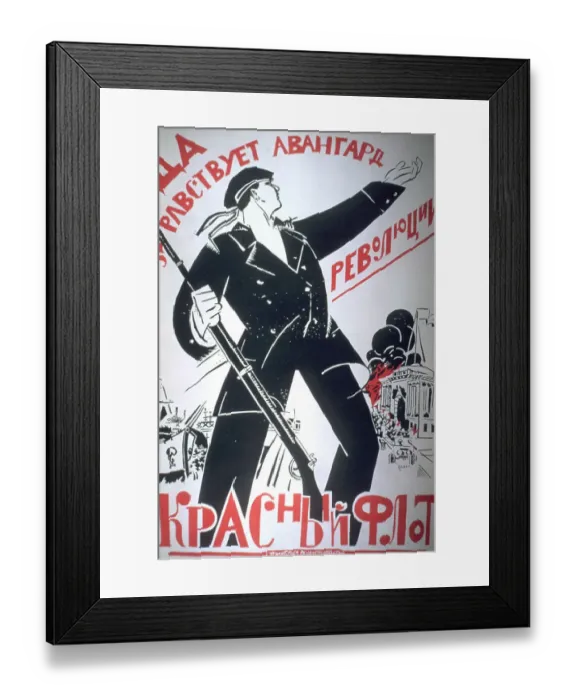 Framed Print : Long Live the Vanguard of the Revolution, the Red Navy Russian Revolutionary Era Poster Framed Print : Long Live the Vanguard of the Revolution, the Red Navy Russian Revolutionary Era Poster