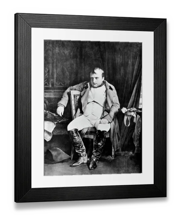 Framed Print : Napoleon at Fontainebleau by Paul de la Roche Framed Print : Napoleon at Fontainebleau by Paul de la Roche