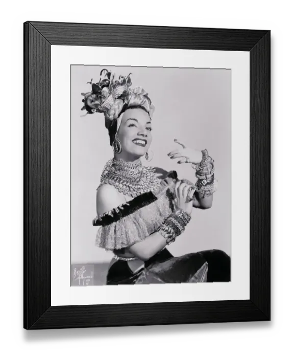 Framed Print : Brazilian Dancer Carmen Miranda Framed Print : Brazilian Dancer Carmen Miranda