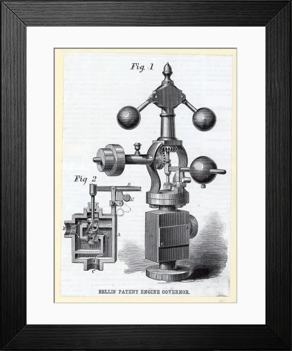 Framed Print : Bellis Engine Governor Framed Print : Bellis Engine Governor
