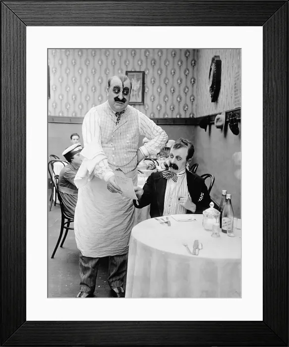 Framed Print : Mack Swain and Chester Conklin Framed Print : Mack Swain and Chester Conklin