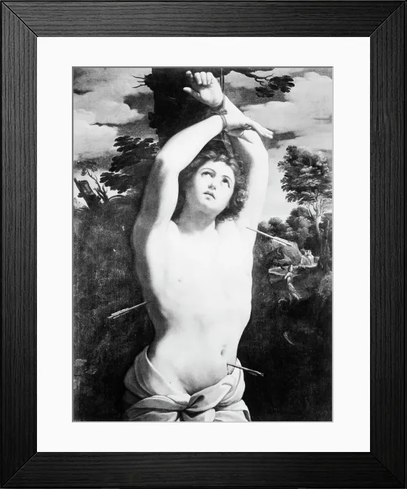 Framed Print : Painting Of St. Sebastien Framed Print : Painting Of St. Sebastien