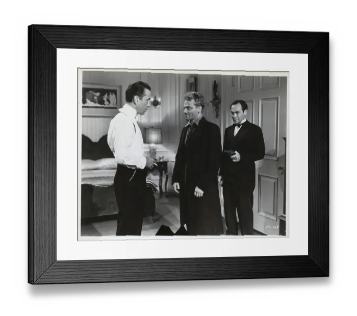 Framed Print : James Cagney And Humphrey Bogart